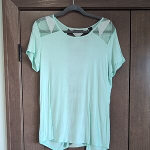 BKE Light Green Short Sleeve Top
